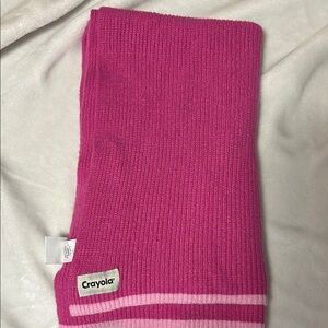 Crayola Vibrant Pink Knit Scarf